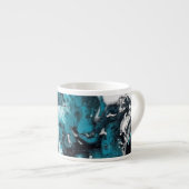 Tasse vague abstraite. Anetka. エスプレッソカップ (正面右)