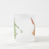 Tasse von "Anderswo zuhause" フロストグラスマグカップ (中央)