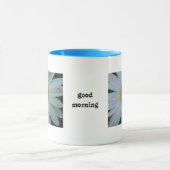 Tasse weisse Margerite: good morning マグカップ (中央)