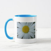 Tasse weisse Margerite: good morning マグカップ (左)