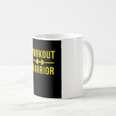 Tasse Workout Warrior コーヒーマグカップ (正面右)