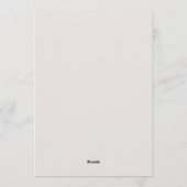 Tassel Grad Announcement with Photo 招待状 (裏面)