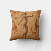 Tassili n'Ajjer Ancient Rock Art クッション (裏面)