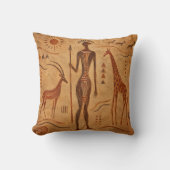 Tassili n'Ajjer Ancient Rock Art クッション (正面)
