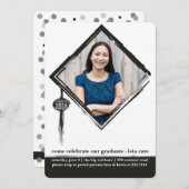 Tassleの卒業の招待状 招待状 (正面/裏面)