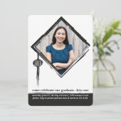 Tassleの卒業の招待状 招待状 (スタンド正面)