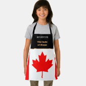 Taste of Home & Canadian Flag,カナダ/料理 エプロン (インサイチュ)