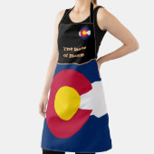 Taste of Home & Colorado Flag，コロラド州/料理 エプロン (インサイチュ)