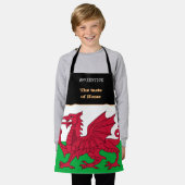 Taste of Home & Welsh Flag, Wales /料理 エプロン (着用した状態)