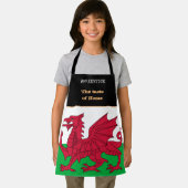 Taste of Home & Welsh Flag, Wales /料理 エプロン (インサイチュ)