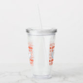 Taste of Japan Text & Sushi アクリルタンブラー (左)