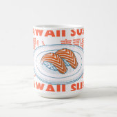 Taste of Japan Text & Sushi コーヒーマグカップ (中央)