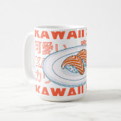 Taste of Japan Text & Sushi コーヒーマグカップ (正面左)