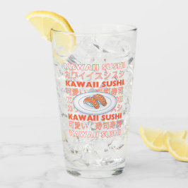 Taste of Japan Text & Sushi タンブラーグラス