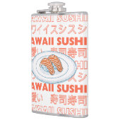 Taste of Japan Text & Sushi フラスク (左)