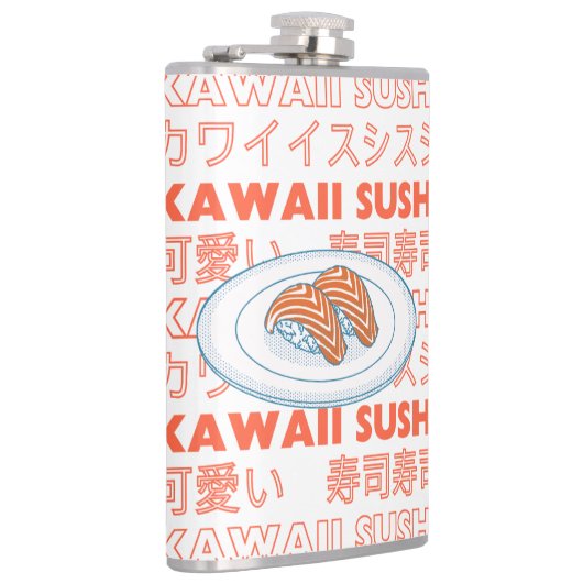 Taste of Japan Text & Sushi フラスク (右)