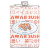 Taste of Japan Text & Sushi フラスク (正面)