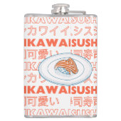 Taste of Japan Text & Sushi フラスク (裏面)