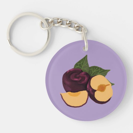 Tasteful Plums キーホルダー (正面)