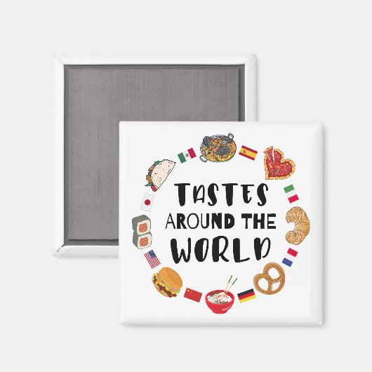 Tastes around the world マグネット (正面/裏面)