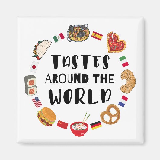 Tastes around the world マグネット (正面)