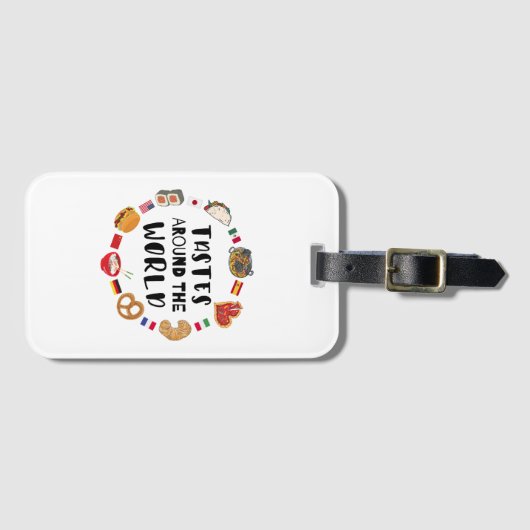 Tastes around the world ラゲッジタグ (正面横)