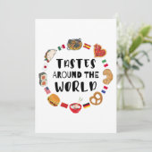 Tastes around the world 招待状 (スタンド正面)