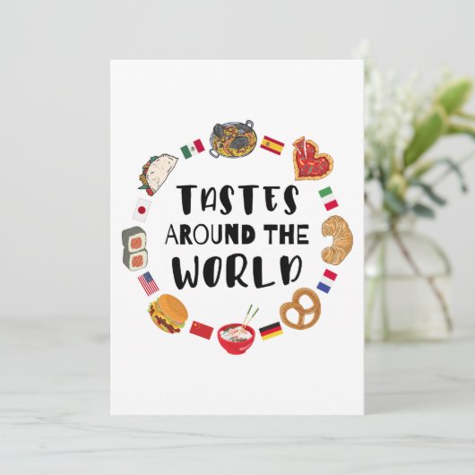 Tastes around the world 招待状 (スタンド正面)