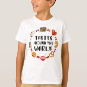 Tastes around the world tシャツ (正面)