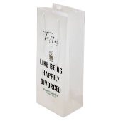 Tastes Like Being Happily Divorced Wine Gift Bag ワインギフトバッグ (正面アングル)