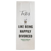 Tastes Like Being Happily Divorced Wine Gift Bag ワインギフトバッグ (正面)