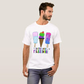 Tastes Like Freedom - LGBTQ+ 平等 Tシャツ (正面フル)