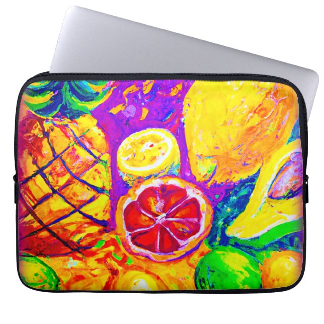 Tasty Fruits Painting. Buy Now ラップトップスリーブ (正面)