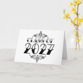 Tat-Style Class of 2027 Graduation カード (黄色い花)