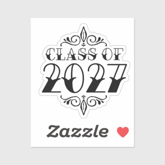 Tat-Style Class of 2027 Graduation シール (シート)