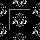 Tat-Style Class of 2027 Graduation ファブリック (タイル)