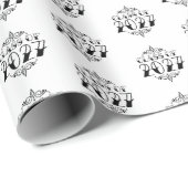 Tat-Style Class of 2027 Graduation ラッピングペーパー (ロールコーナー)