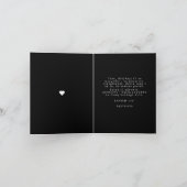 TATA定義ブラックファーザーの日/誕生日カード 招待状 (内部)