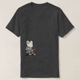 Tatehizaの武士のマウス Tシャツ