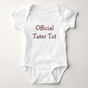Taterの公式の幼児 ベビーボディスーツ