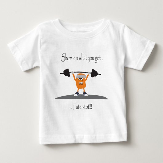 Tater凝灰岩幼児 ベビーTシャツ (正面)
