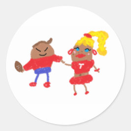 Tater Swift and Travis Kale Spudball  ラウンドシール