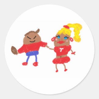 Tater Swift and Travis Kale Spudball ラウンドシール