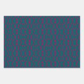 Tatewaku traditional Japanese pattern modern ラッピングペーパーシート (正面3)
