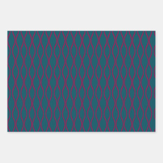 Tatewaku traditional Japanese pattern modern ラッピングペーパーシート