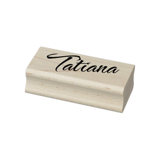 Tatiana Name Cursiveスクリプトフォント ラバースタンプ (スタンプ)
