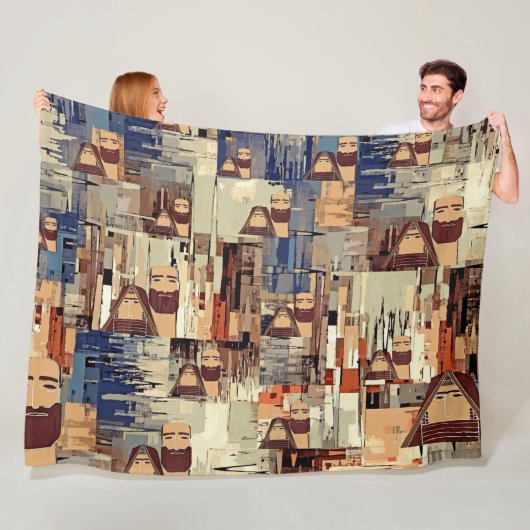 「tatik-papik」 տատիկ-պապիկフリースブランケット フリースブランケット (インサイチュ)