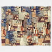 「tatik-papik」 տատիկ-պապիկフリースブランケット フリースブランケット (正面(横))