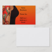 Tatoo Artistビジネス/プロファイルカード 名刺 (正面/裏面)