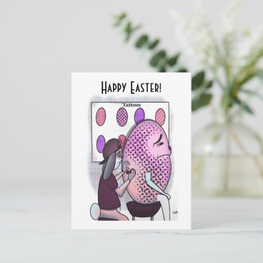 Tatoo Easter Postcard ポストカード (スタンド正面)